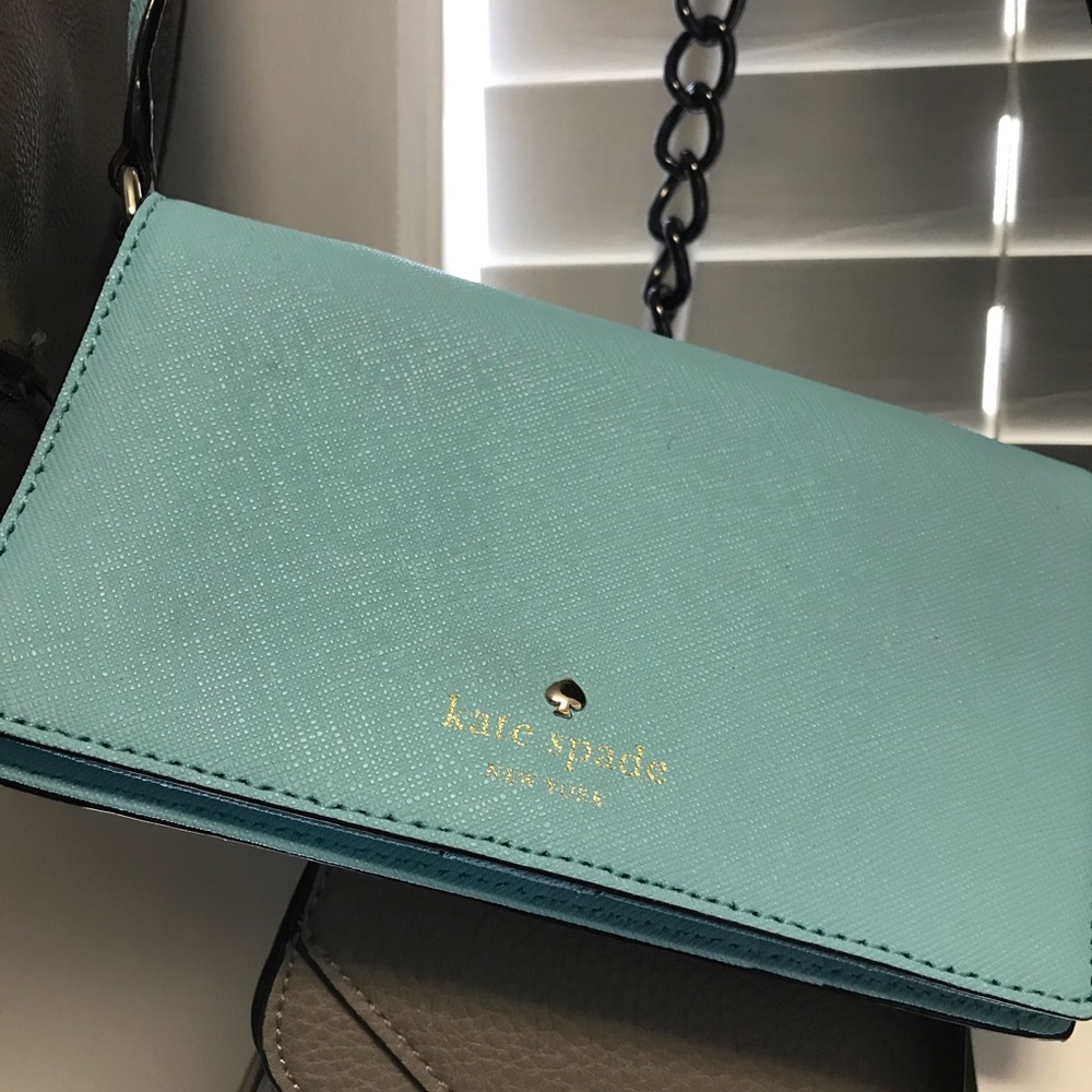 Kate Spade clutch (Turquoise) NWT
